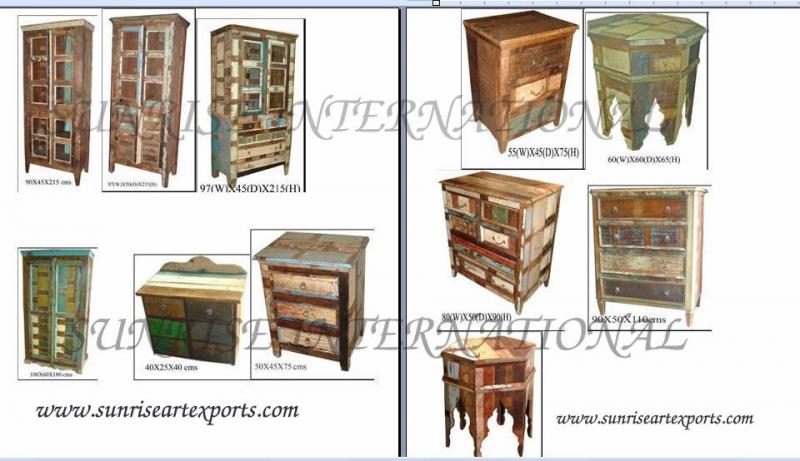 Reclaimed wood furniture, old wood furniture, recycled wood furniture , wooden  